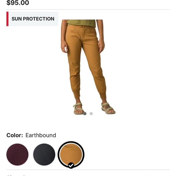 prAna Halle II Jogger Pants Women’s 8 / M – Stretch Zion Hiking Travel Clay Tan - Picture 1 of 7